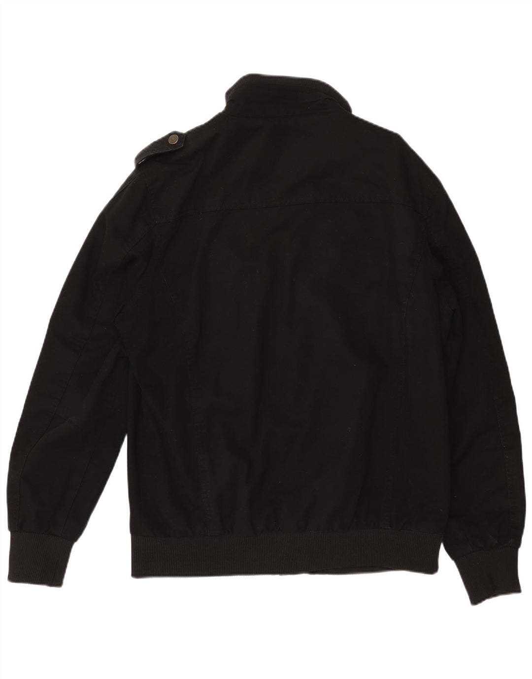 Jaqueta utilitária masculina WENVEN UK 40 grande algodão preto