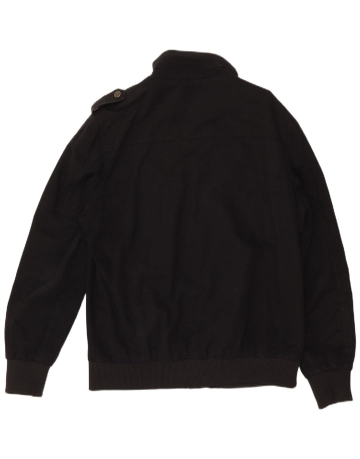 Jaqueta utilitária masculina WENVEN UK 40 grande algodão preto