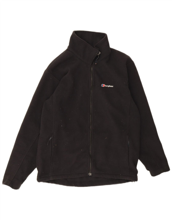 Jaqueta masculina Berghaus Liner Fleece UK 38 poliéster preto médio