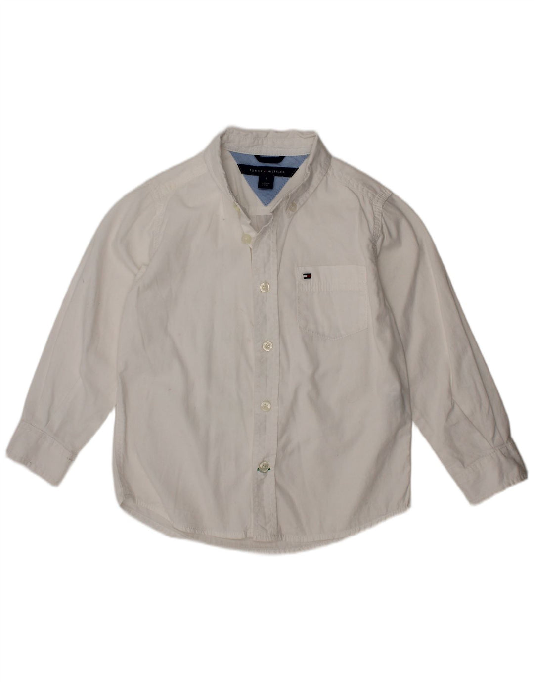 Camisa masculina TOMMY HILFIGER 3-4 anos algodão branco