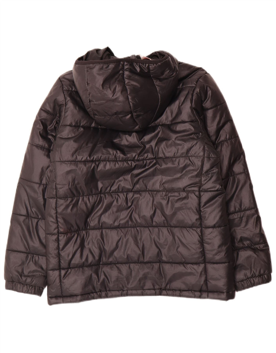 Casaco acolchoado com capuz Adidas Boys 11-12 anos preto poliéster