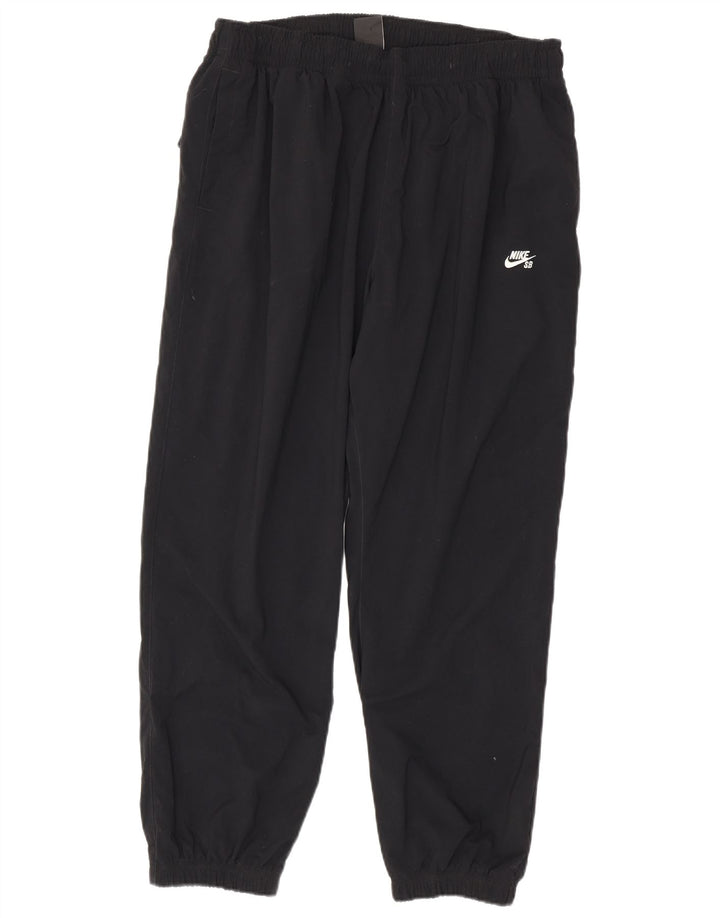 Calça de treino masculina Nike Joggers médio preto nylon