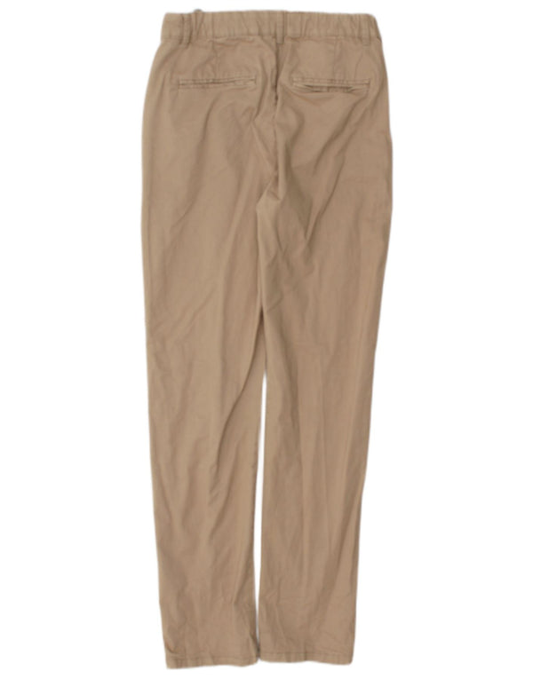 Calças Chino Slim para Meninos Marks & Spencer 13-14 Anos W26 L28 Algodão Bege