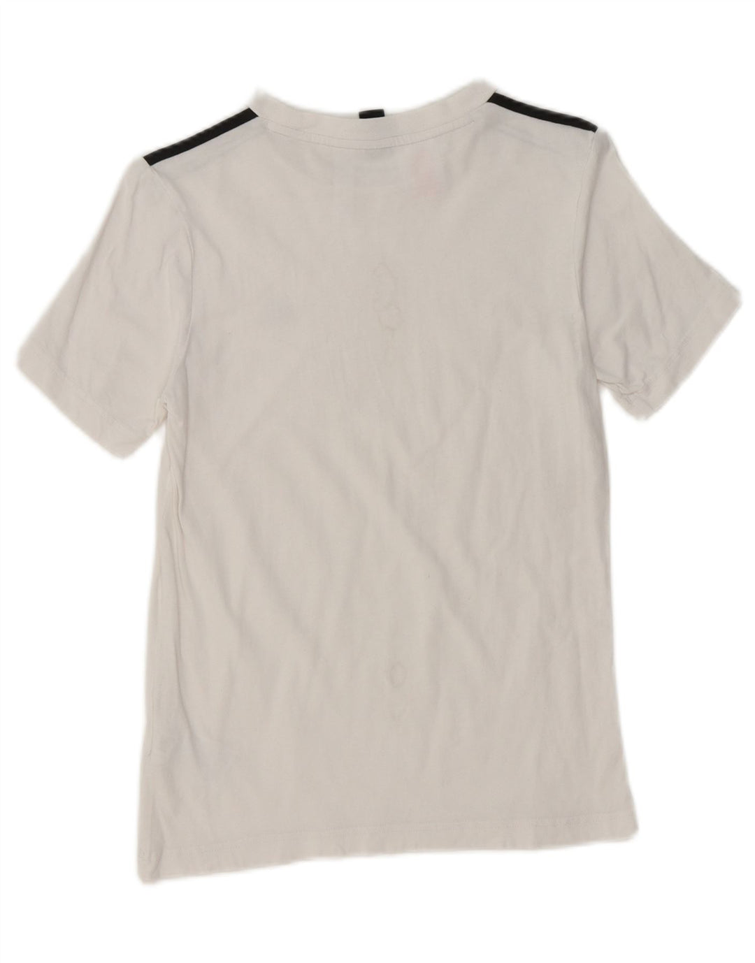 ADIDAS Girls T-Shirt Top 11-12 Years White Cotton Vintage Adidas and Second-Hand Adidas from Messina Hembry 