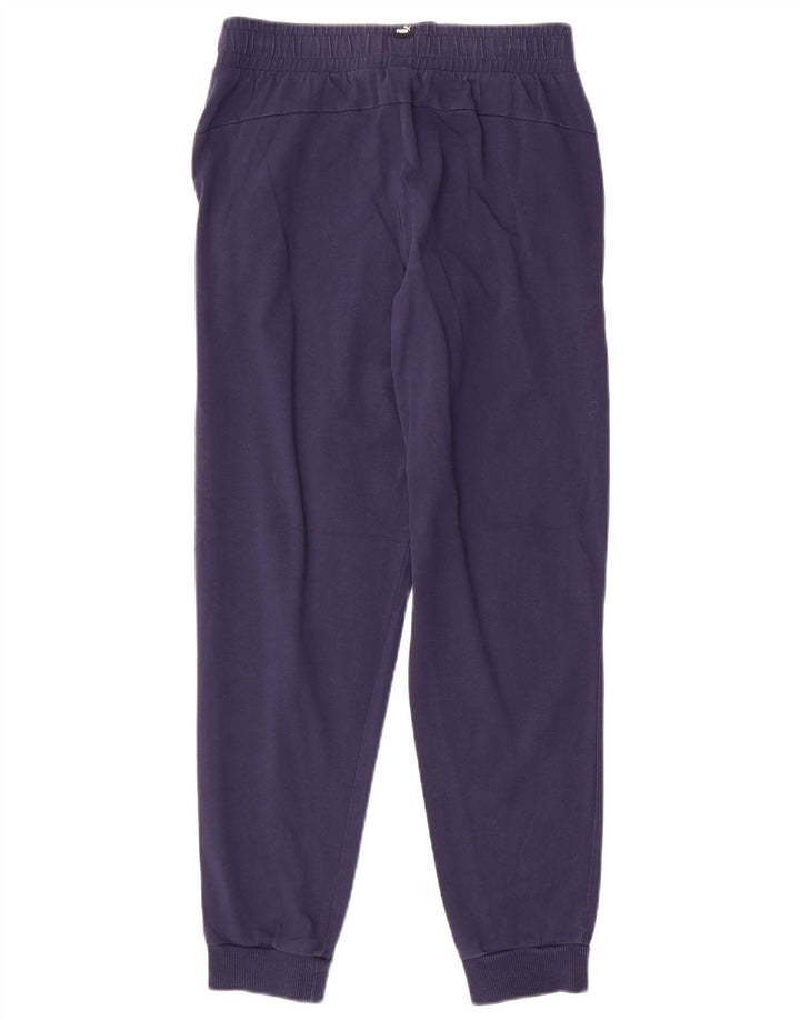 Calça de treino Puma Boys Joggers 13-14 anos azul marinho algodão