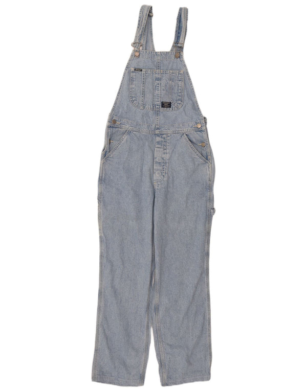 Macacão feminino Rifle Jeans reto W29 L27 algodão azul