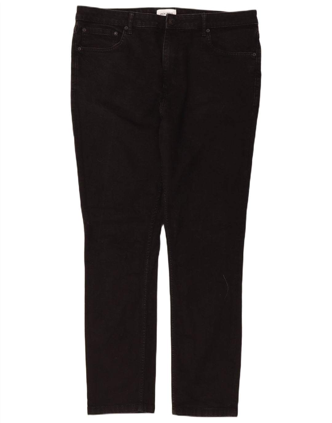 Jack Wills Mens Jeans Slim W36 L30 Algodão Preto