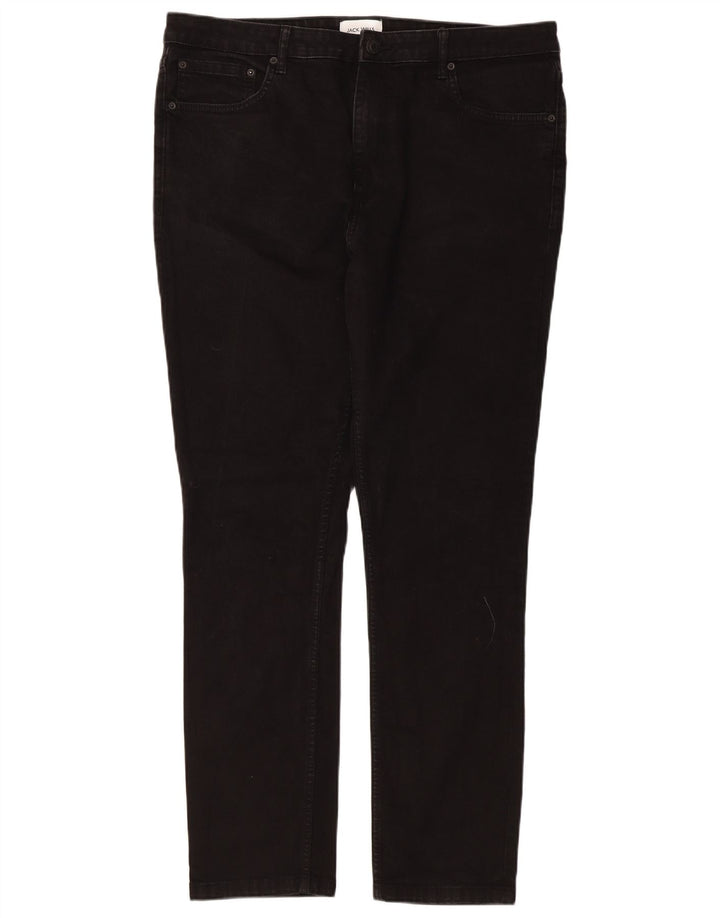 Jack Wills Mens Jeans Slim W36 L30 Algodão Preto