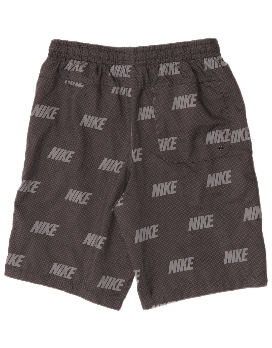 Shorts esportivos gráficos NIKE para meninos 13-14 anos XL cinza manchado de poliéster