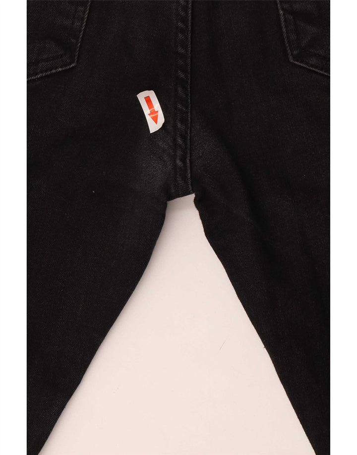Zara Jeans skinny masculino desgastado UE 40 médio W31 L29 preto