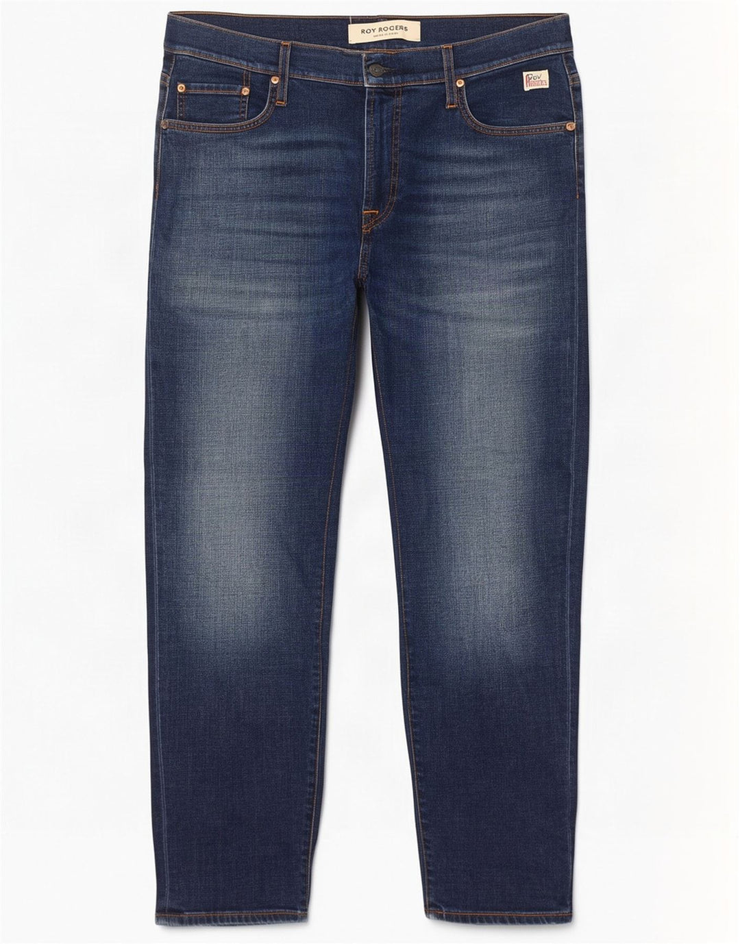 Roy Rogers Mens Jeans Slim W35 L30 Azul Algodão