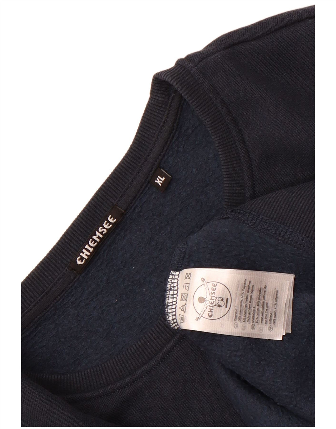 Moletom masculino Chiemsee Jumper XL azul marinho algodão