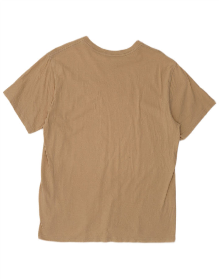 Camiseta masculina Levi's Relaxed Fit Graphic Top Médio Algodão Bege