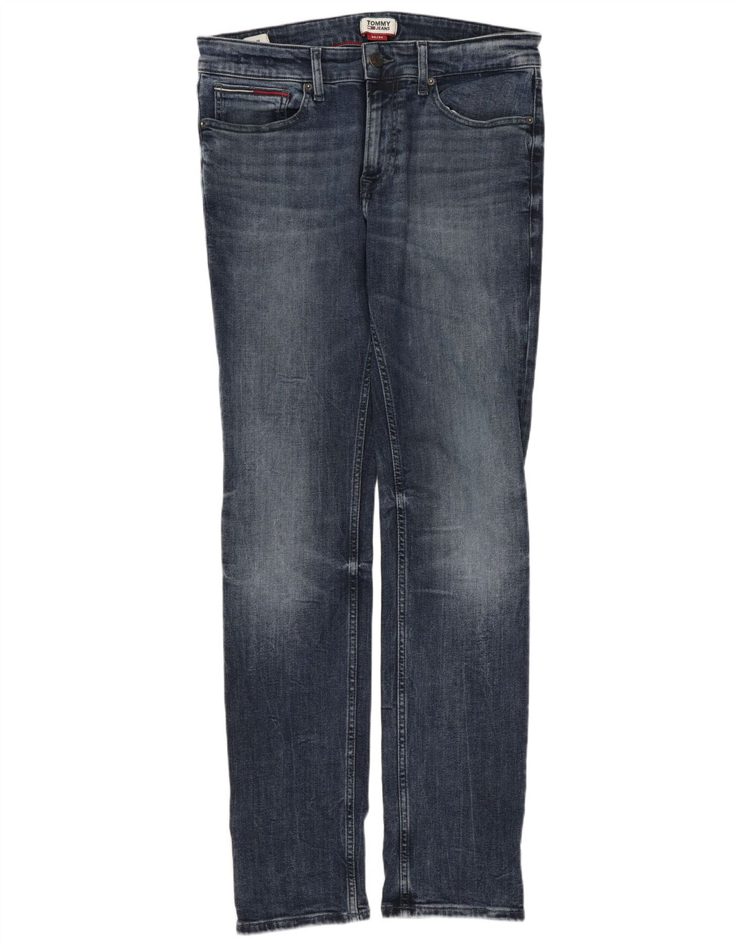 Tommy Hilfiger Masculino Slim Jeans W32 L32 Azul