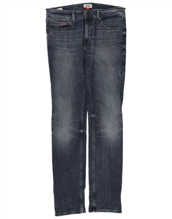 Tommy Hilfiger Masculino Slim Jeans W32 L32 Azul