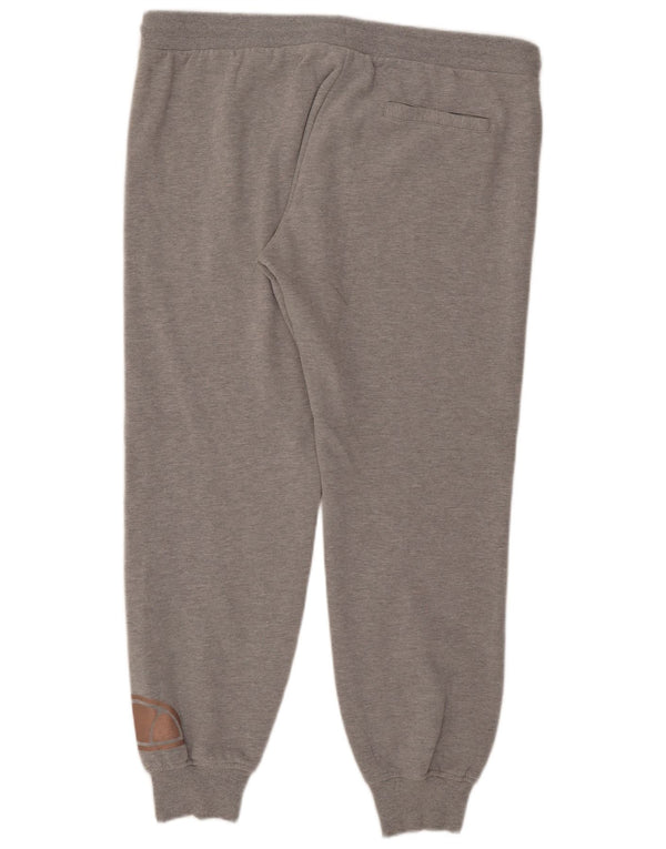 Calça de treino feminina Ellesse Joggers UK 20 2XL cinza algodão