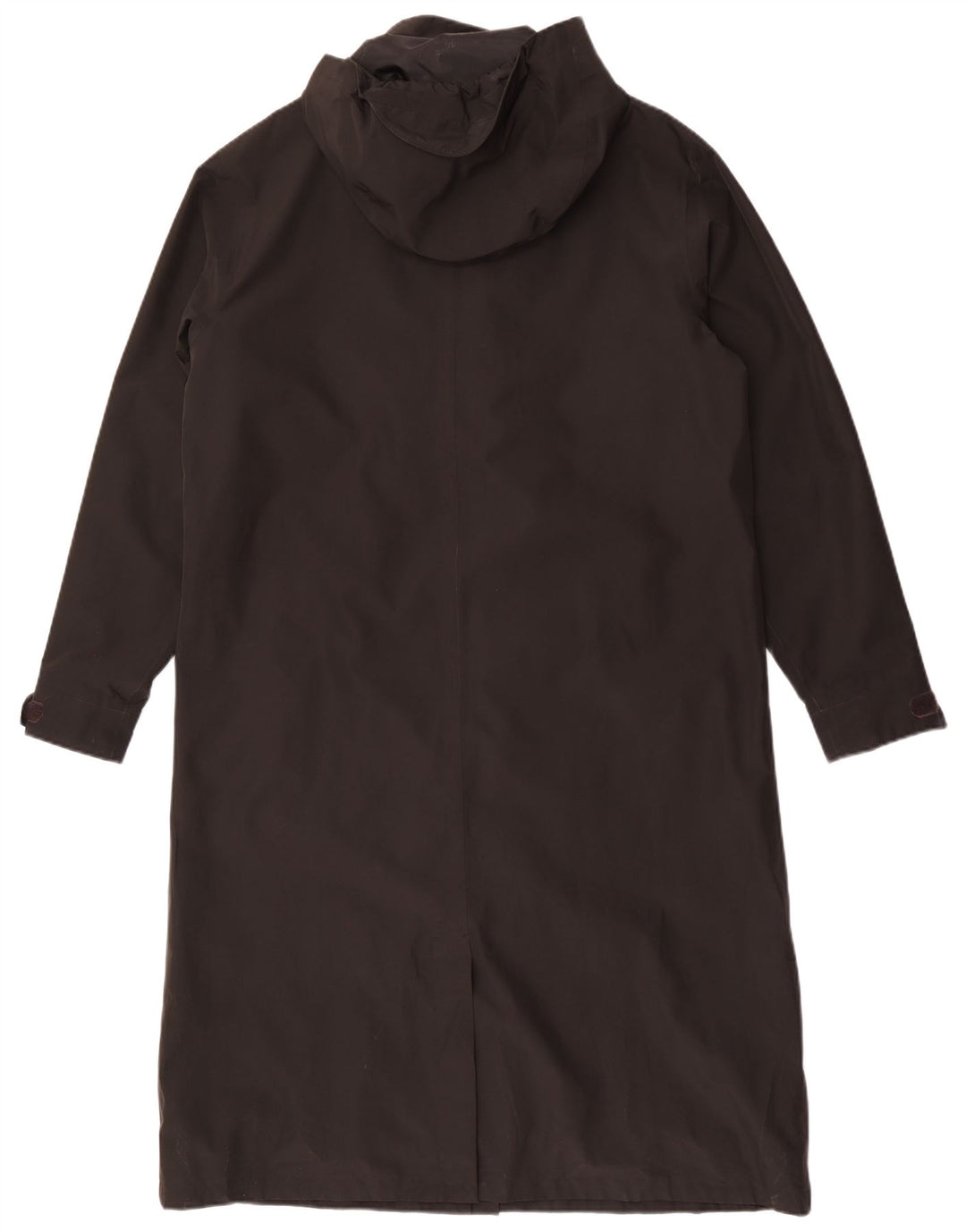 Capa de chuva feminina com capuz e espinhel Rohan UK 16 grande poliéster preto