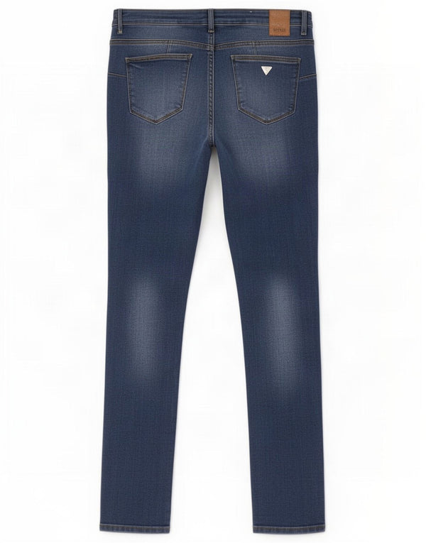 Calça jeans feminina Guess Curve X Mid Rise W31 L30 Azul