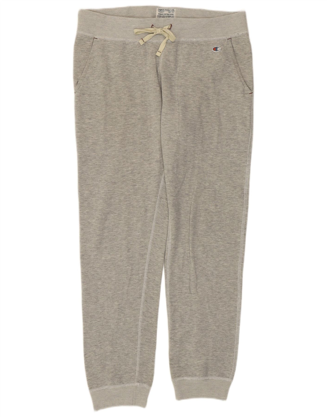Calça de treino masculina CHAMPION joggers algodão cinza médio