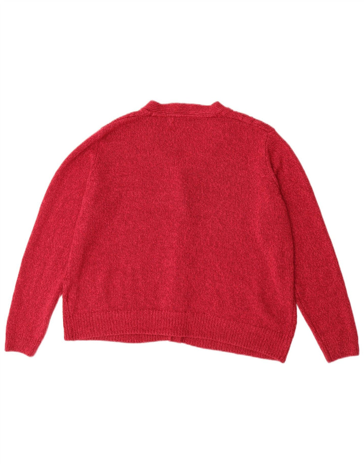HONOR MILBURN Womens Oversized Cardigan Sweater UK 10/12 Small Pink