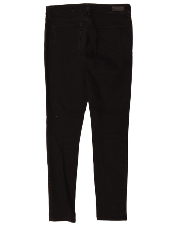 Calça jeans feminina Levi's Demi Curve skinny W28 L32 algodão preto