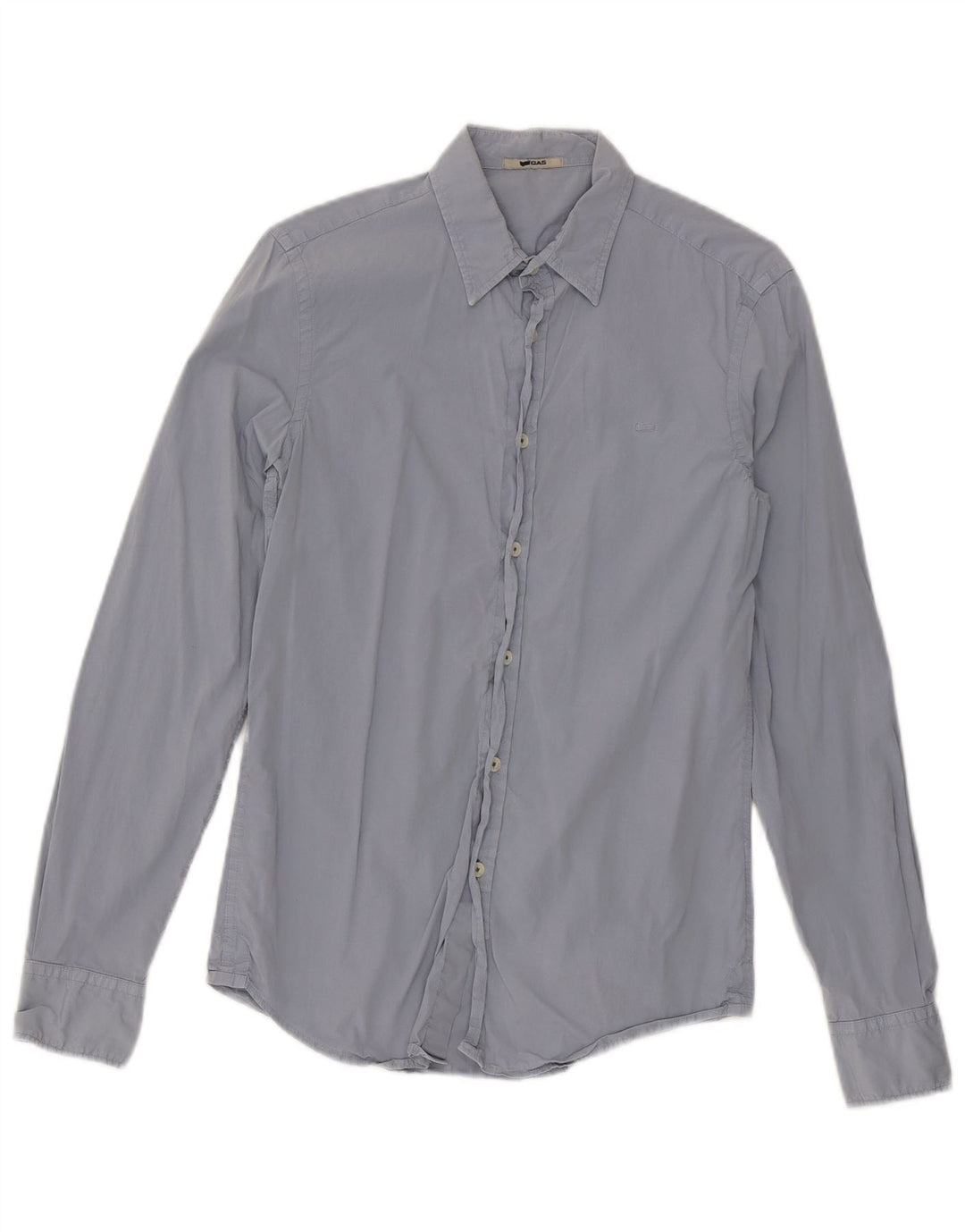 Camisa masculina GAS pequena algodão cinza