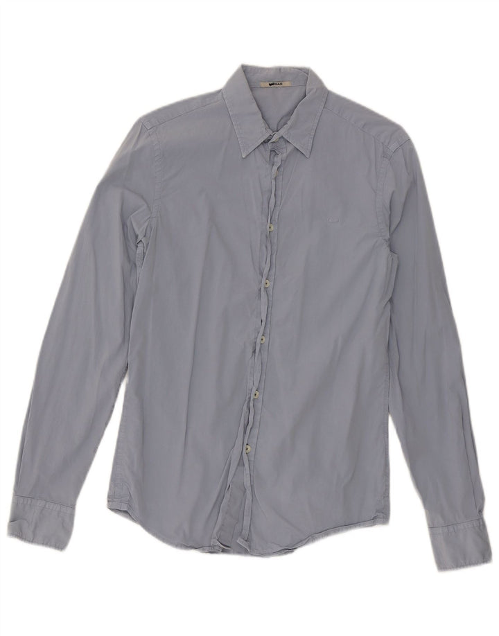 Camisa masculina GAS pequena algodão cinza