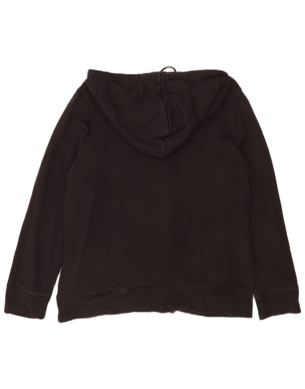 Jumper com capuz gráfico feminino Adidas UK 20 2XL algodão preto
