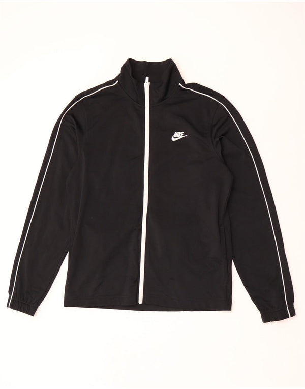 Nike Mens Tracksuit Top Jacket Médio Preto Poliéster