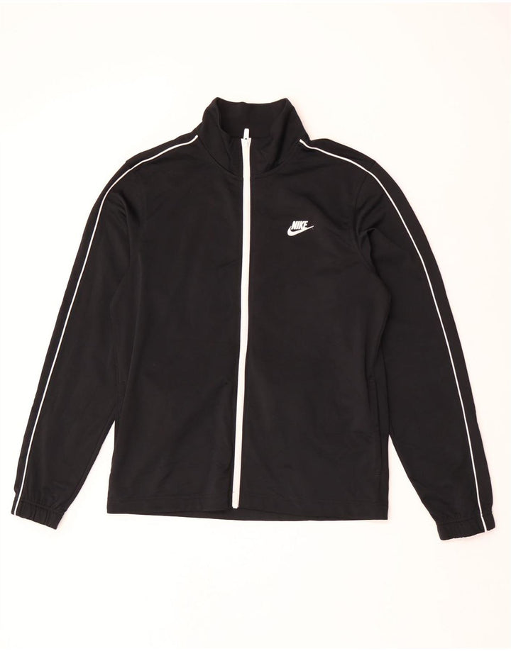 Nike Mens Tracksuit Top Jacket Médio Preto Poliéster