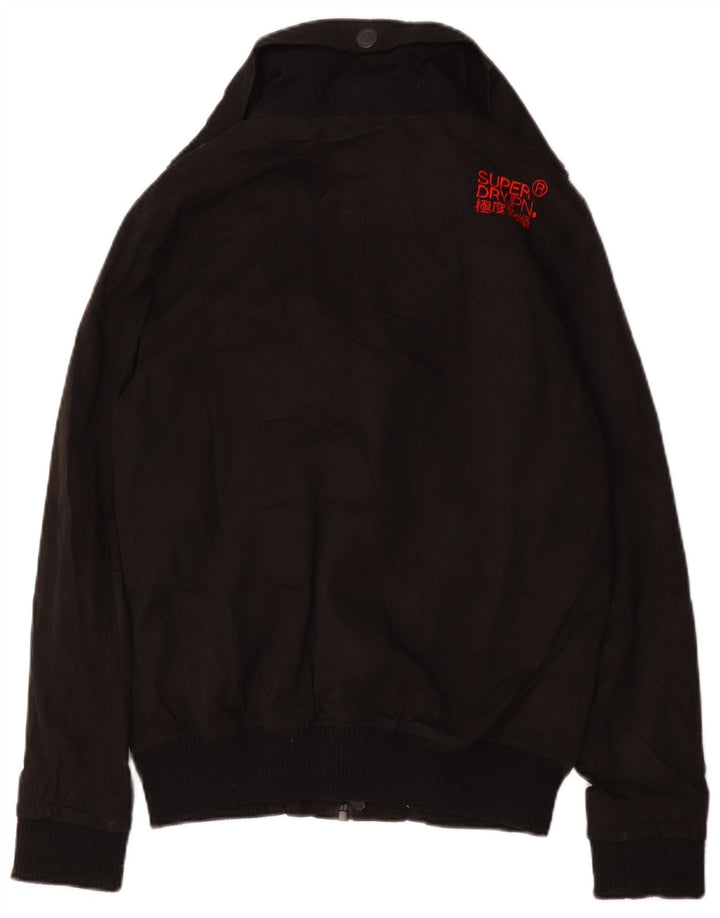 Jaqueta bomber masculina Superdry UK 36 poliéster preto pequeno