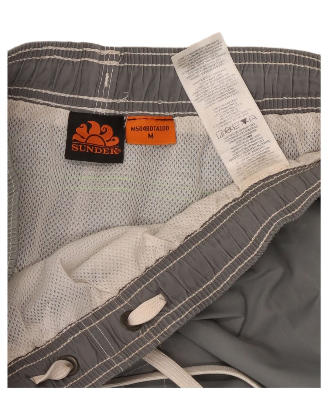 Shorts de natação masculino Sundek poliéster cinza médio