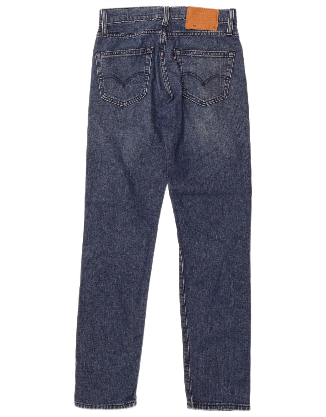LEVI'S Masculino 511 Slim Jeans W29 L32 Azul Marinho Algodão