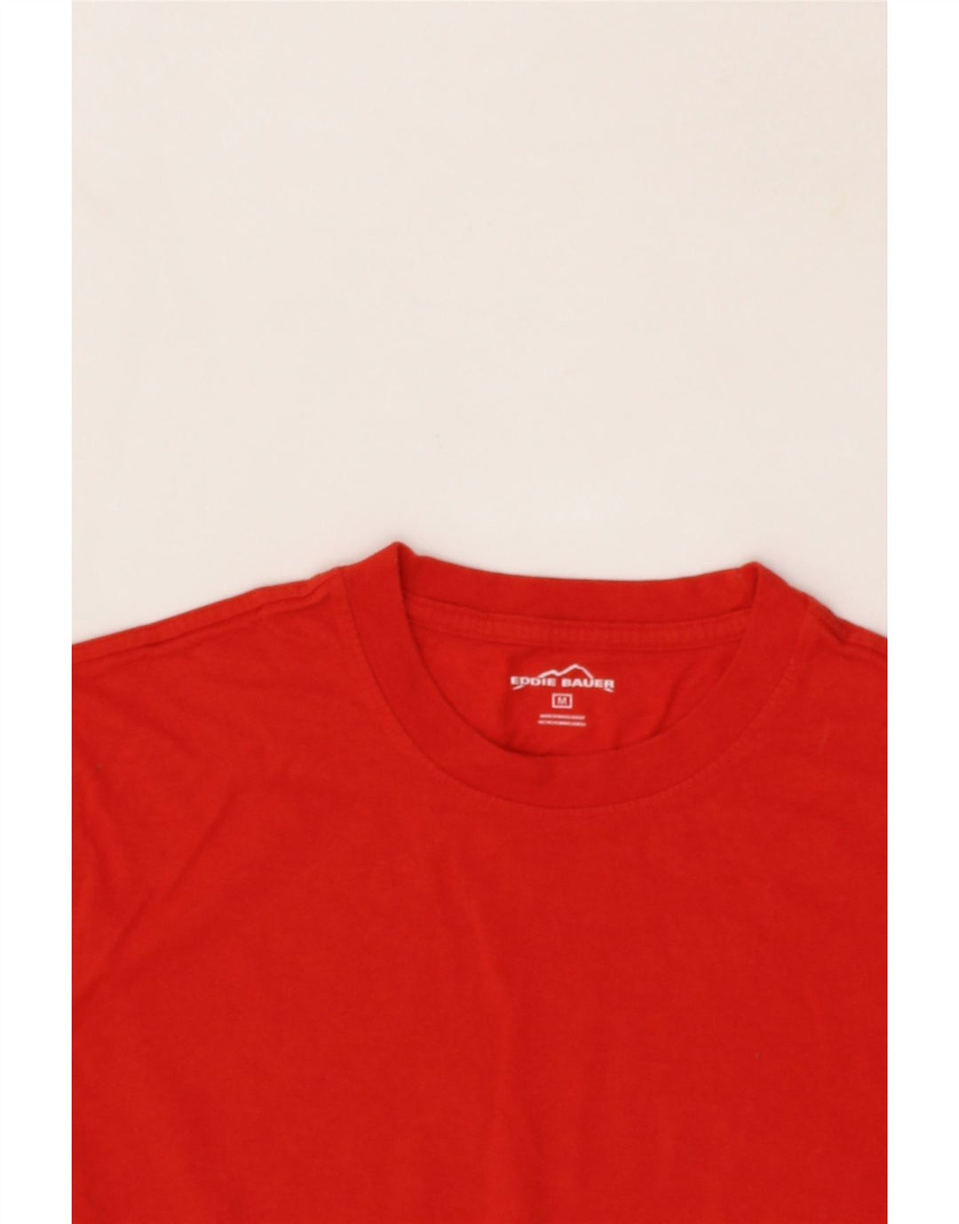 EDDIE BAUER Mens T-Shirt Top Medium Red Cotton Vintage Eddie Bauer and Second-Hand Eddie Bauer from Messina Hembry 
