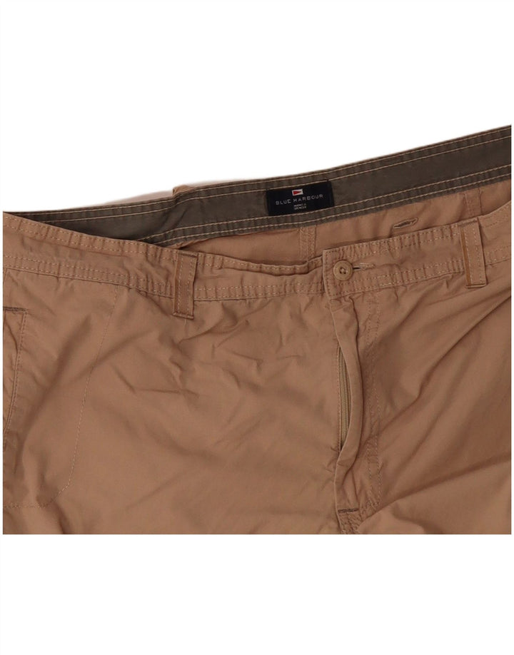Calça cargo reta masculina MARKS & SPENCER Blue Harbor W40 L31 bege