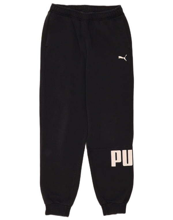 Puma Boys Graphic Calças de treino Joggers 15-16 anos preto