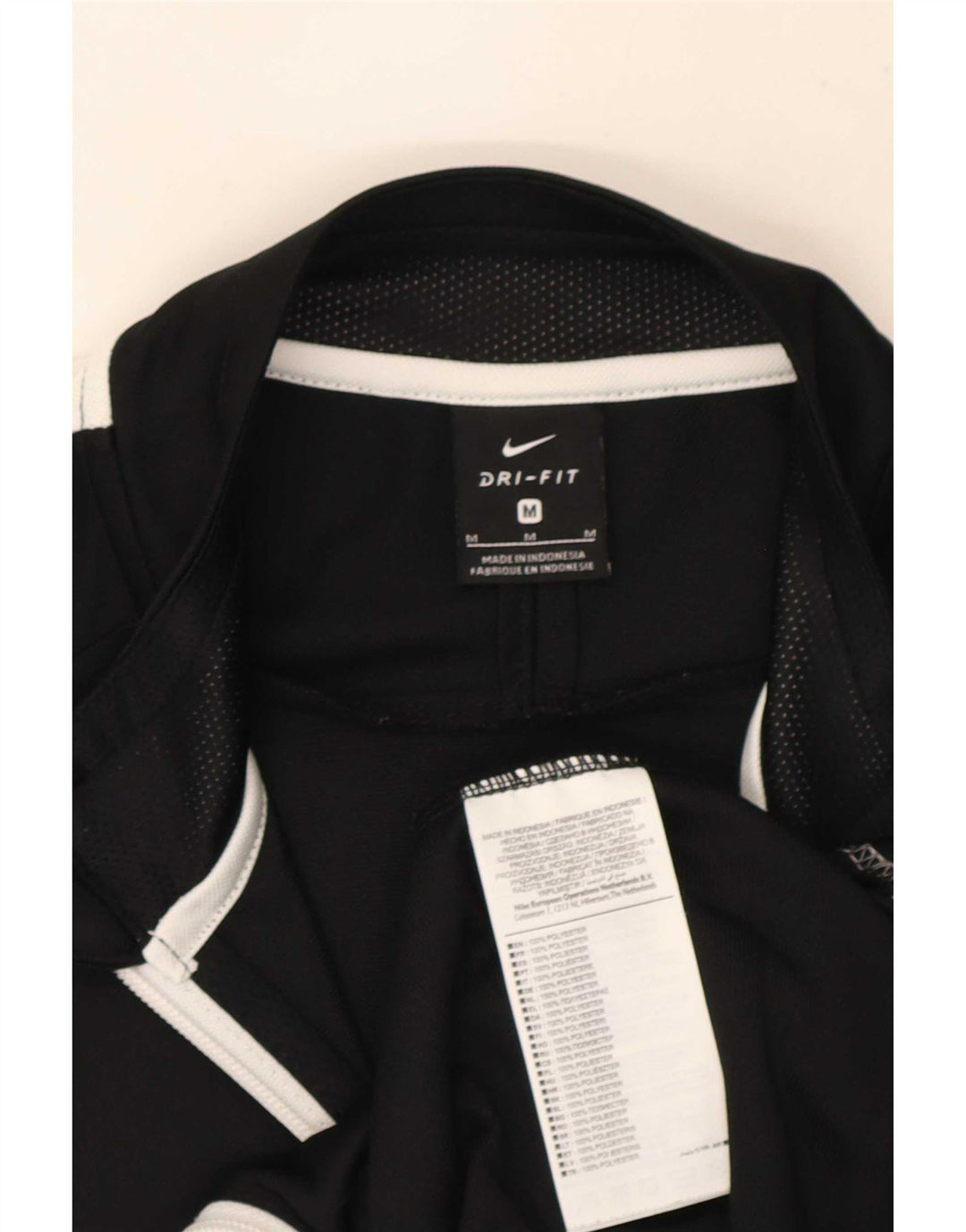 Jaqueta Nike Mens Dri Fit Tracksuit Top Médio Preto Colourblock Poliéster