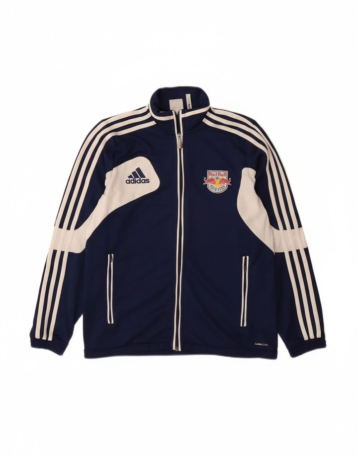 ADIDAS Rapaz Red Bull Tracksuit Top Jacket 13-14 Anos Azul Marinho