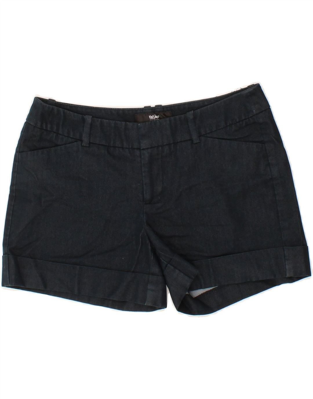MOSSIMO Womens Hot Pants US 2 XS W26 Navy Blue Cotton Vintage Mossimo and Second-Hand Mossimo from Messina Hembry 