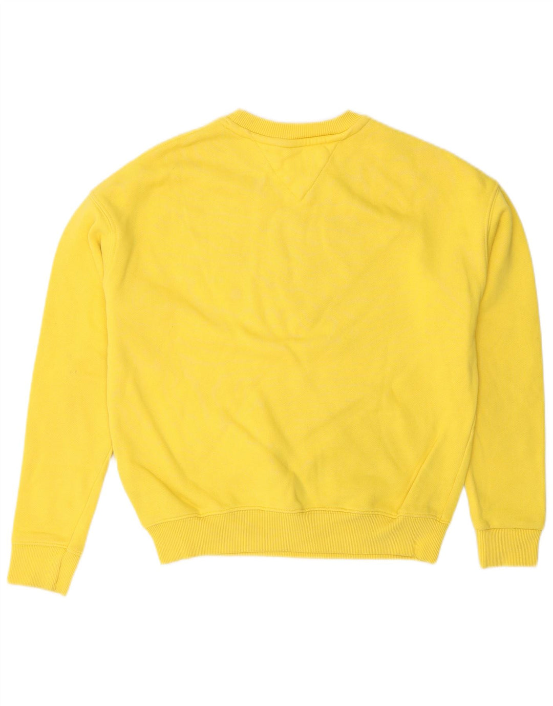 Suéter oversized feminino TOMMY HILFIGER Reino Unido 6 XS algodão amarelo