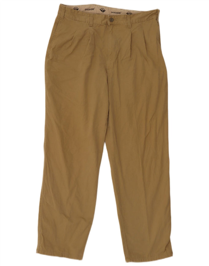 Calça Chino Masculina Dockers Pegged W34 L30 Caqui