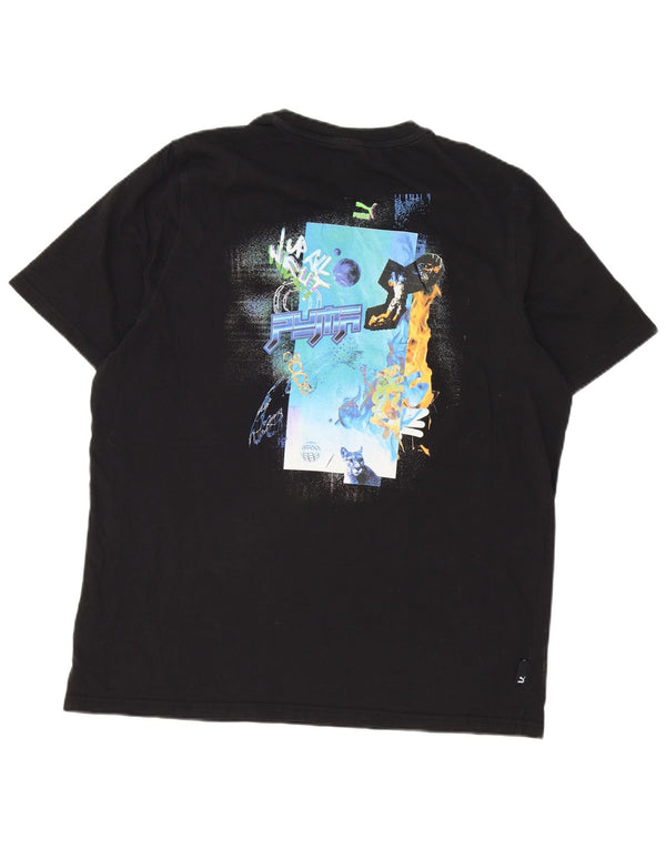 Puma Camiseta Masculina Graphic Top XL Algodão Preto