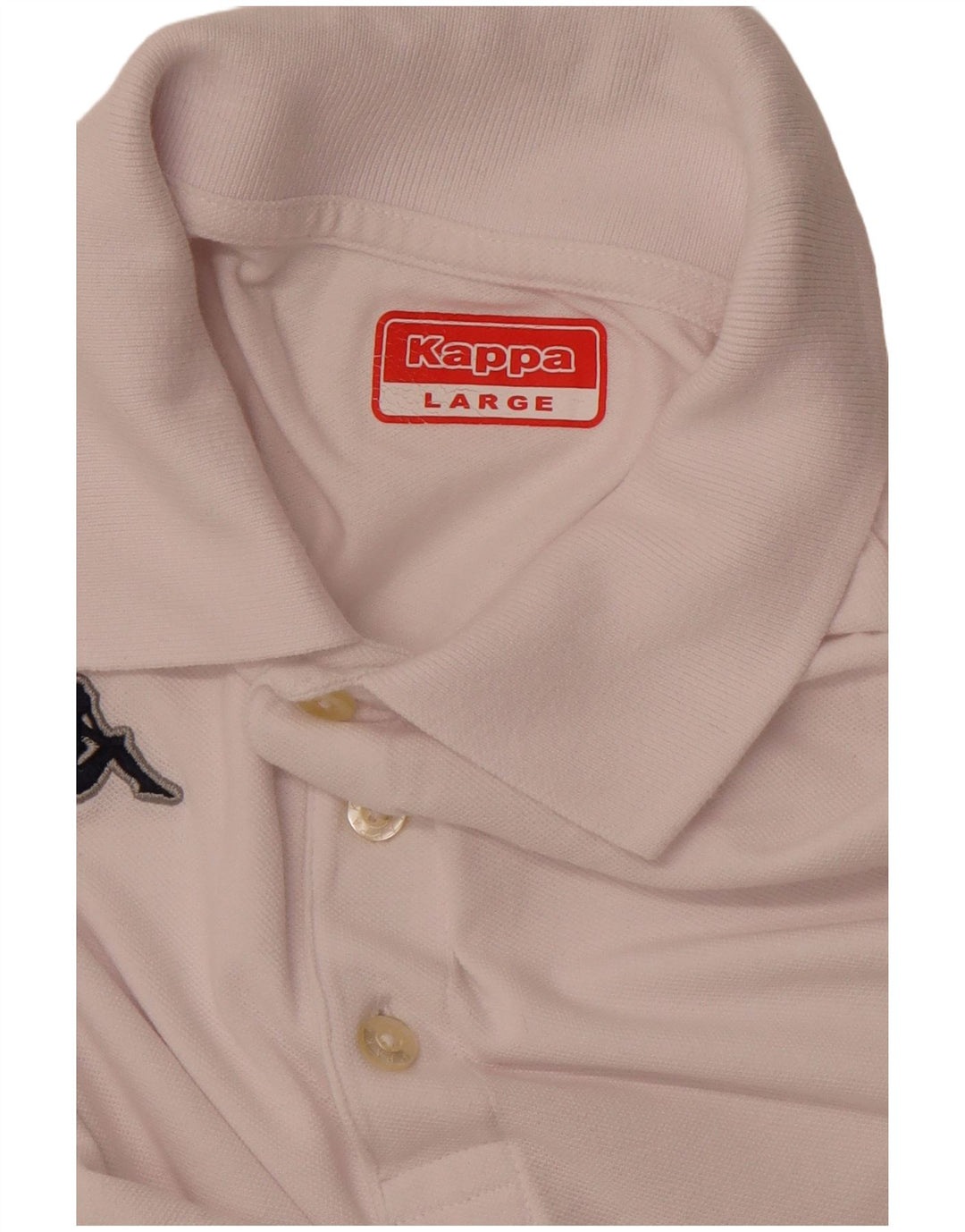 Camisa polo masculina KAPPA grande branca