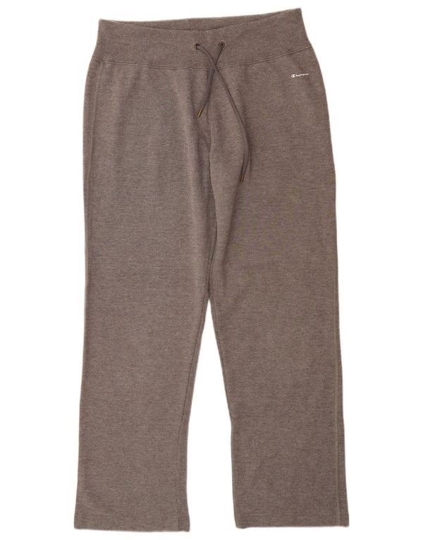 Calça de treino feminina Champion UK 18 XL cinza manchado de algodão