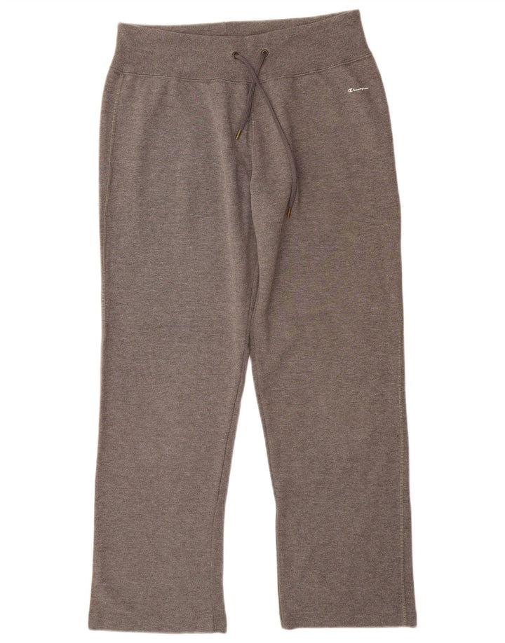 Calça de treino feminina Champion UK 18 XL cinza manchado de algodão