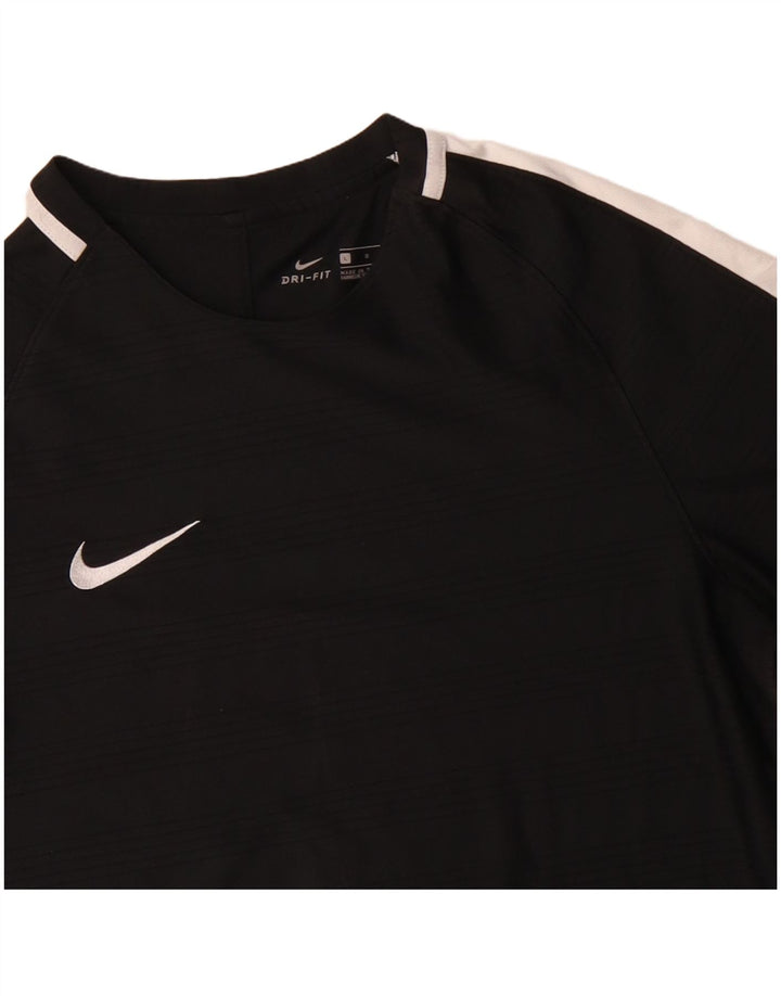 Camiseta Nike Masculina Top Grande Preto Colorblock Poliéster Esportivo