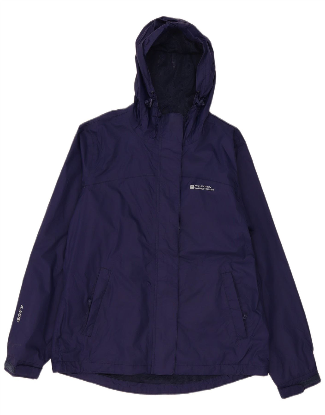 Jaqueta de chuva feminina com capuz Mountain Warehouse UK 12 azul marinho médio