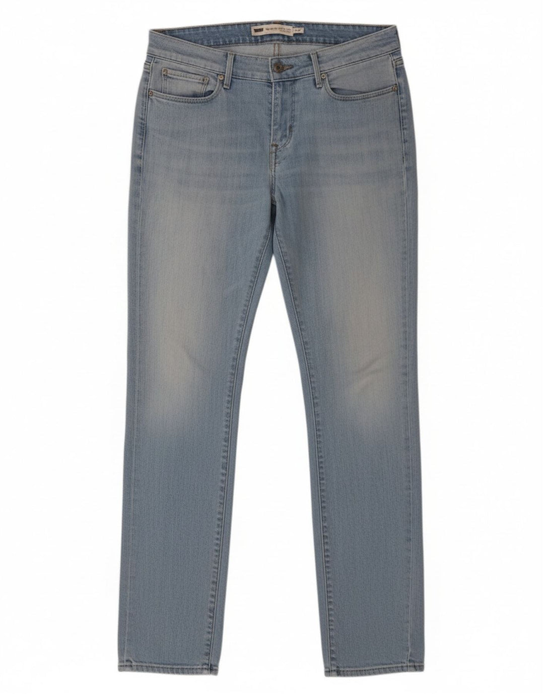 Calça jeans feminina LEVI'S Slight Curve Slim W29 L34 azul algodão