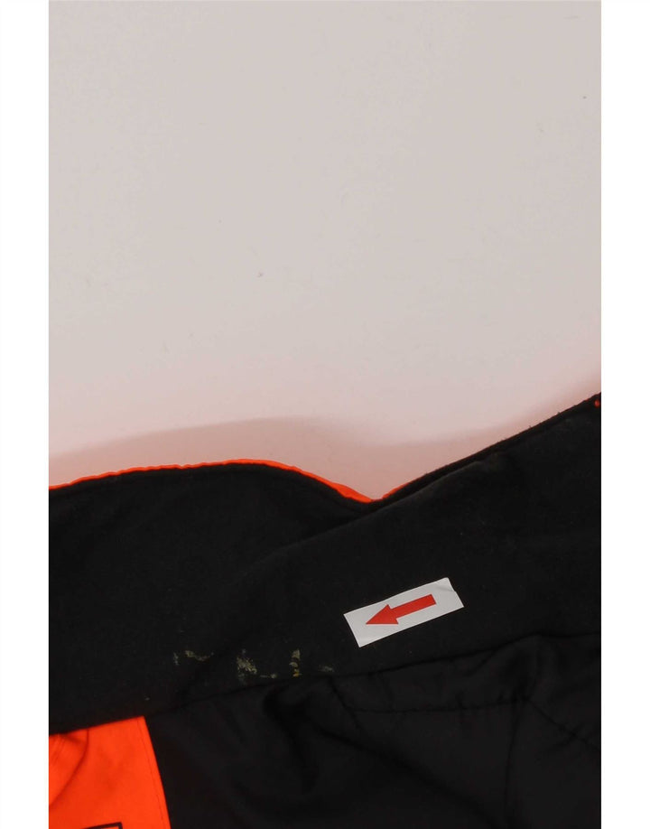 Jaqueta acolchoada masculina Helly Hansen para trabalho de trabalho UK 40 grande bloco colorido laranja