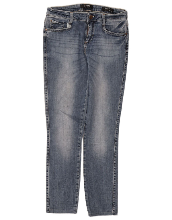 Guess Feminino Annette Skinny Jeans W29 L26 Azul Algodão